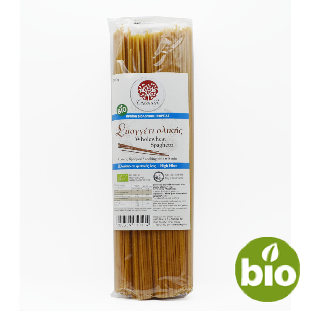 ΣΠΑΓΓΕΤΙ ΟΛΙΚΗΣ ΒΙΟ – (Spaghetti wholewheat)